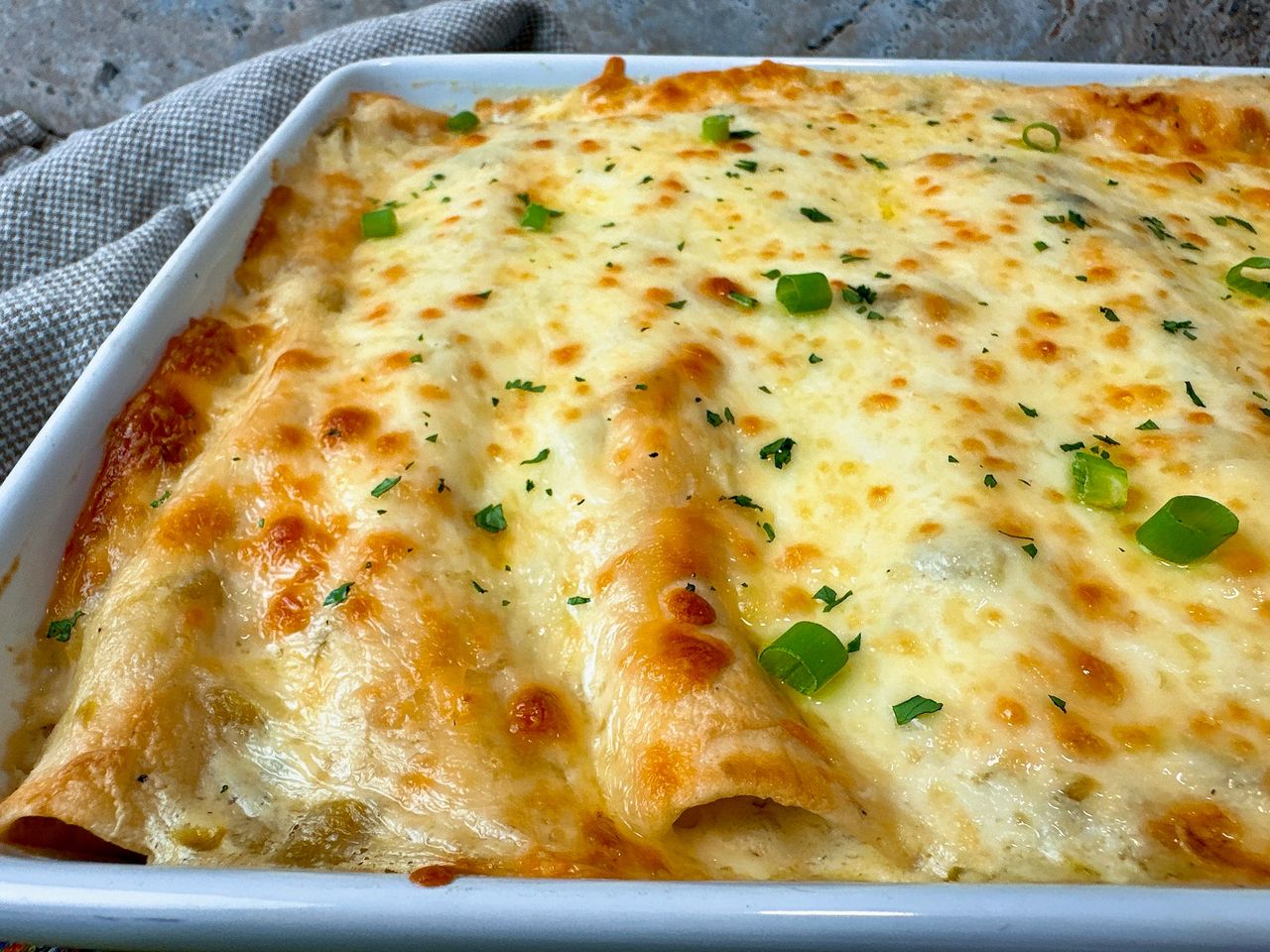white chicken enchiladas