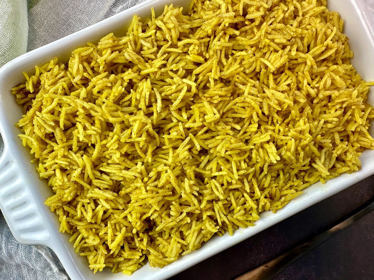 Indian restaurant rice
