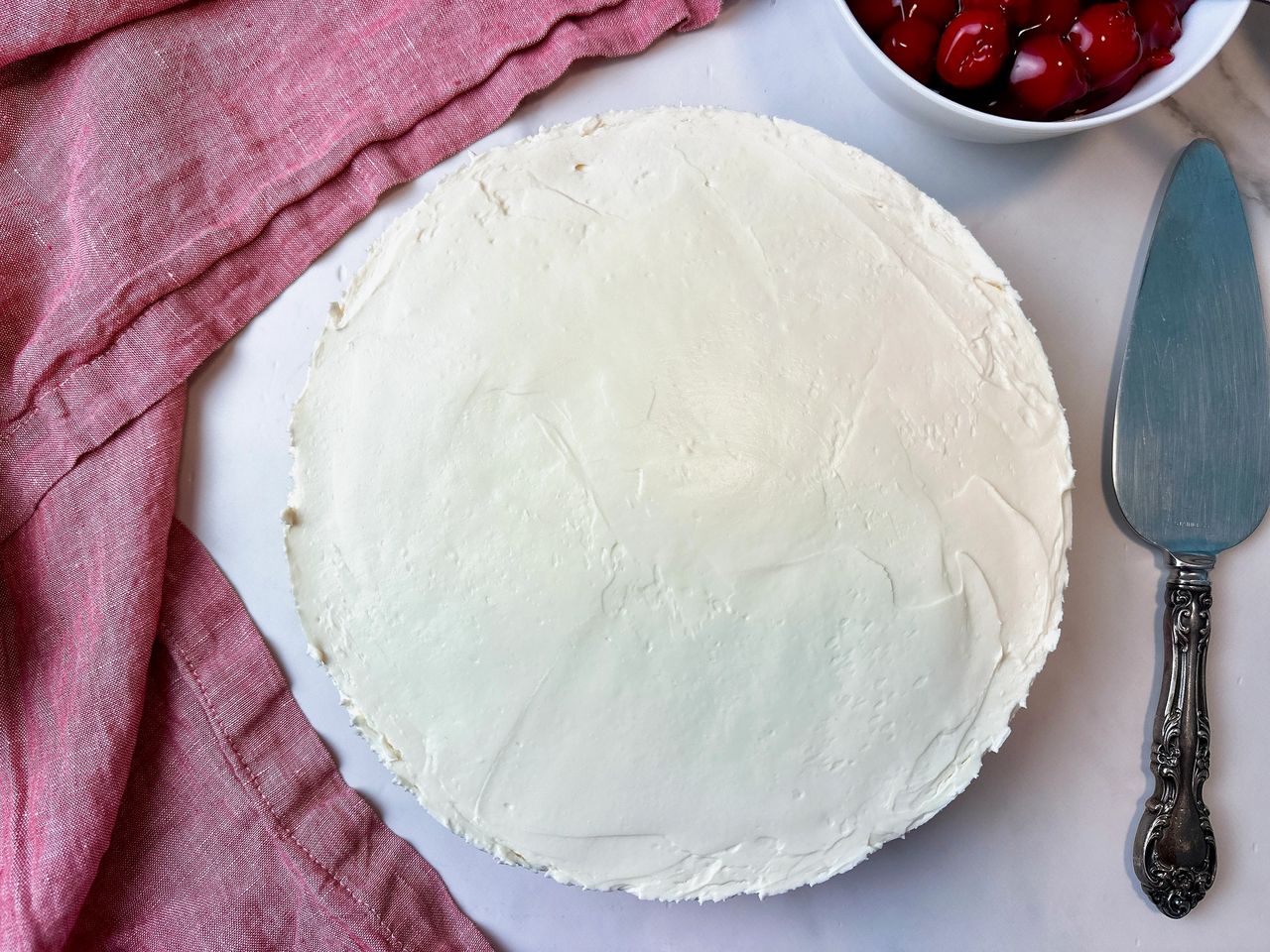 no bake cheesecake with cherry pie filling