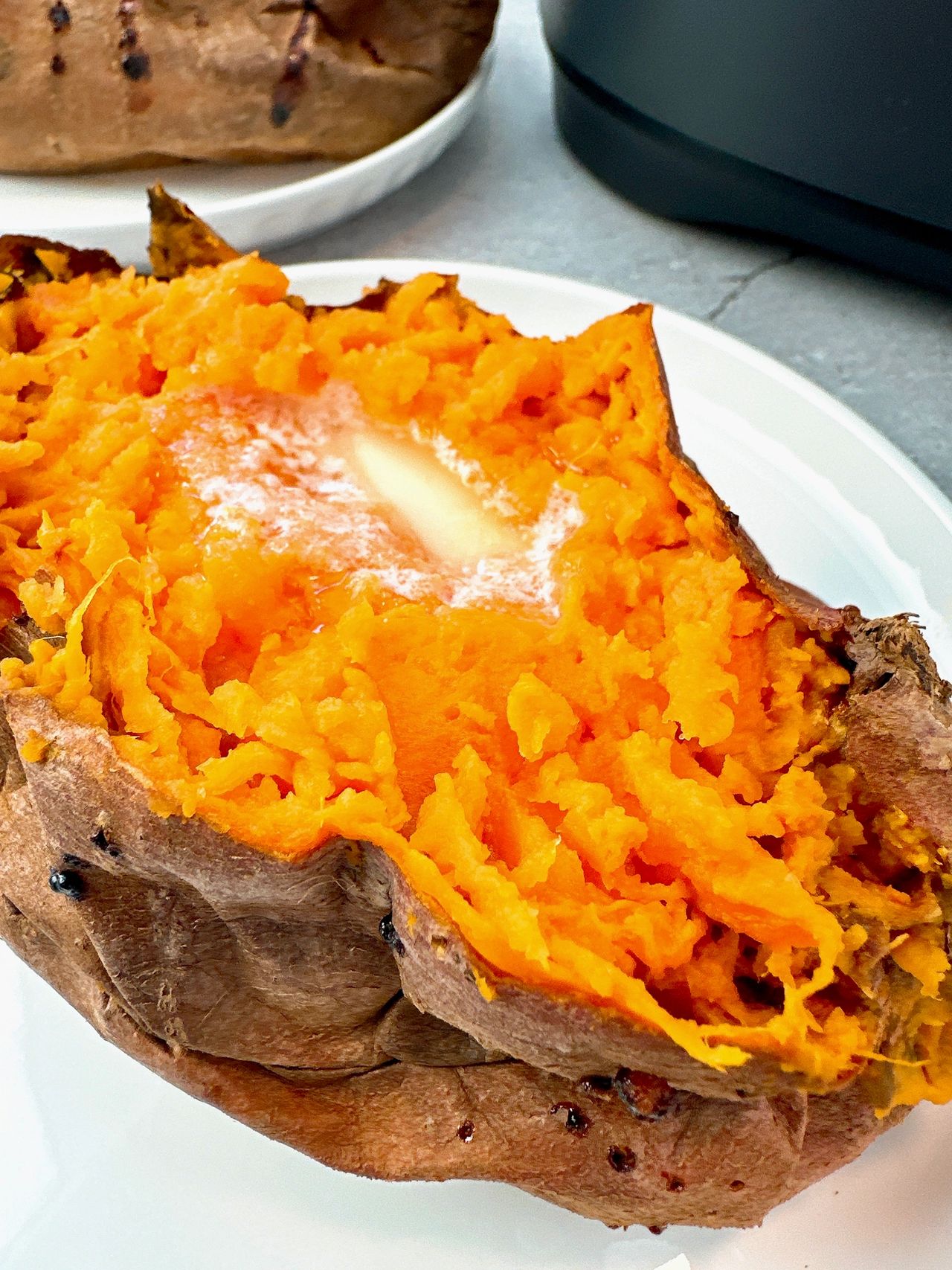 sweet potato with butter