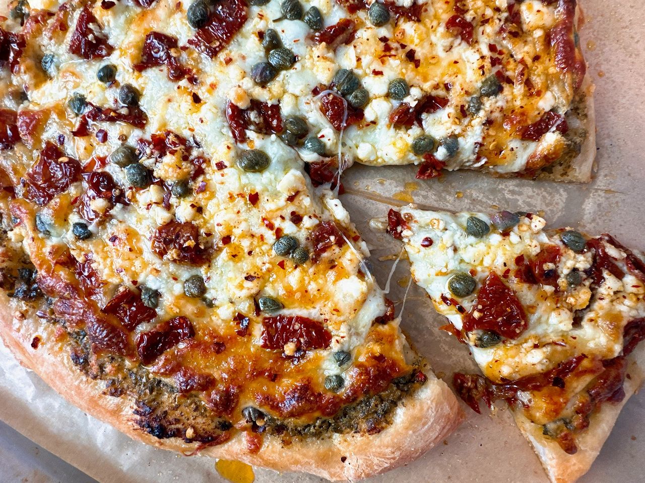 mediterranean pizza