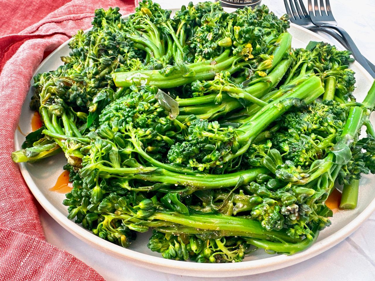broccoli with hot honey