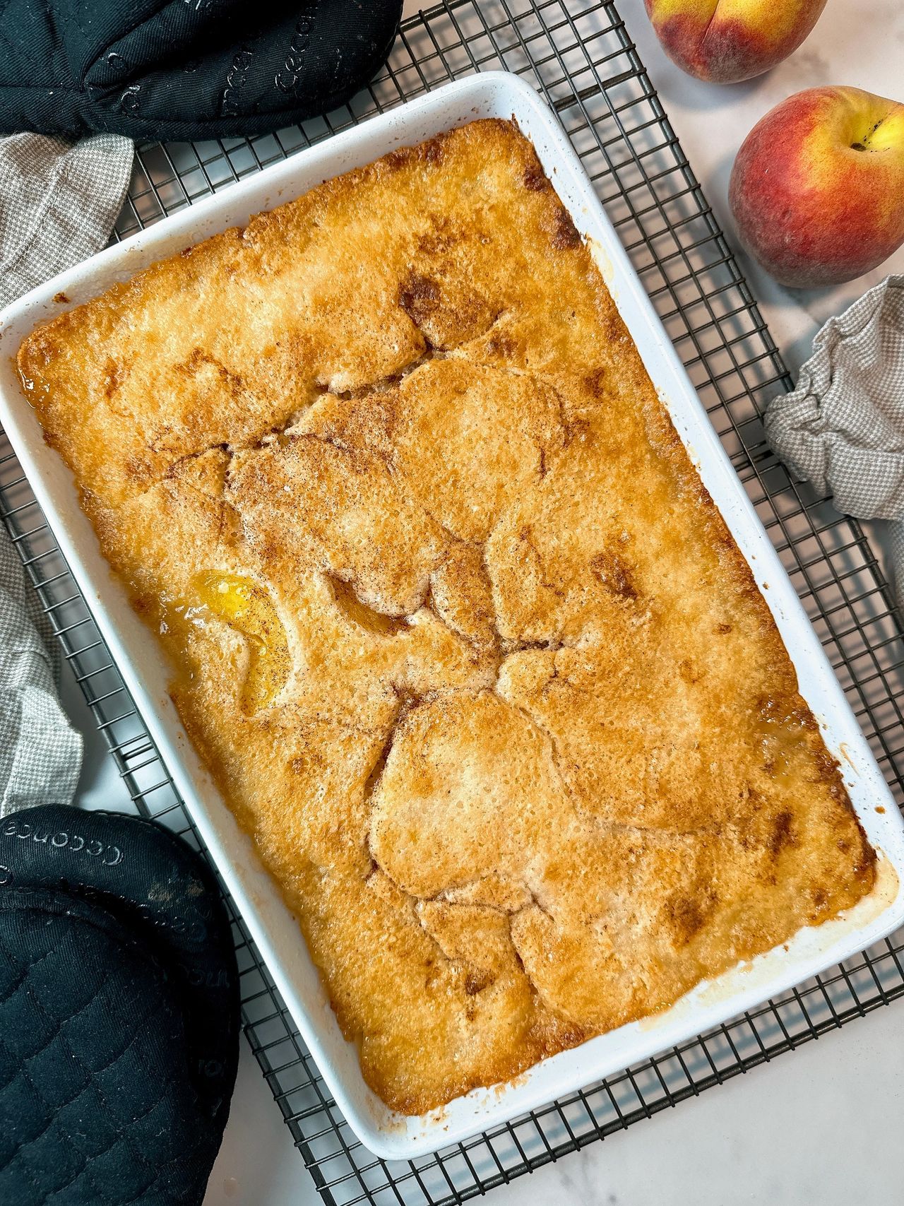 peach cobbler