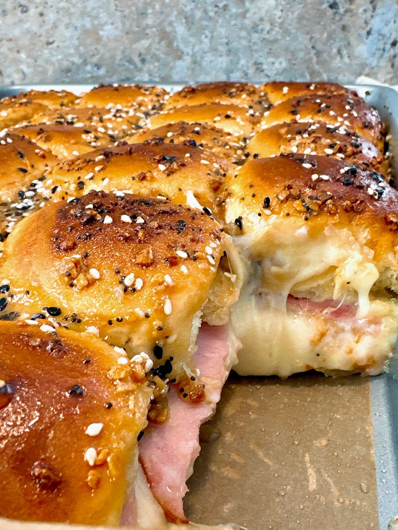 ham and cheese sliders