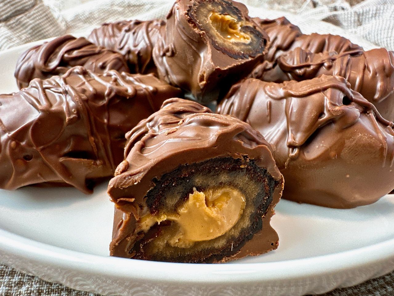 peanut butter stuffed dates