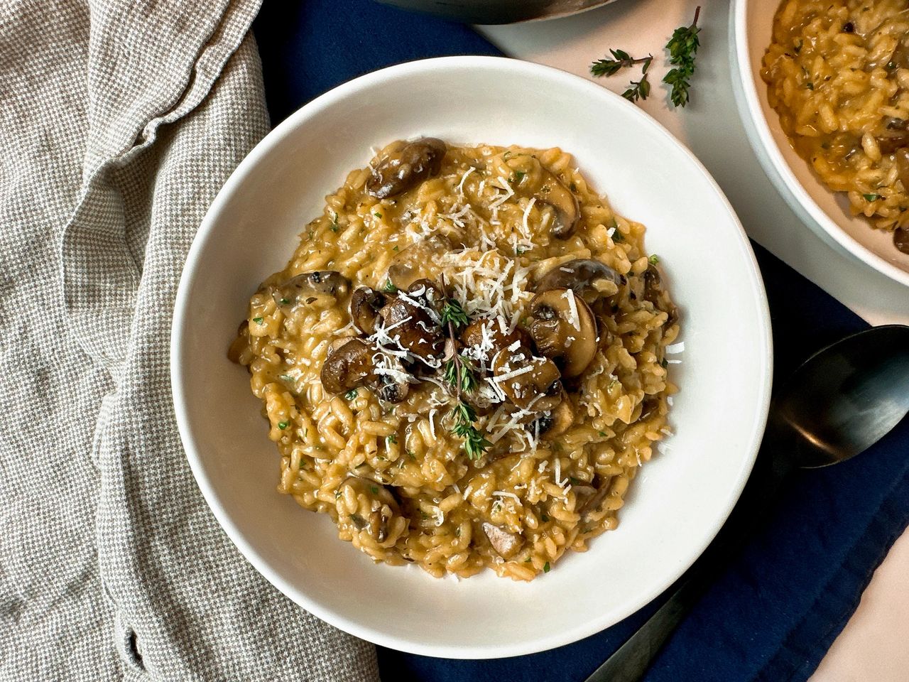mushroom risotto