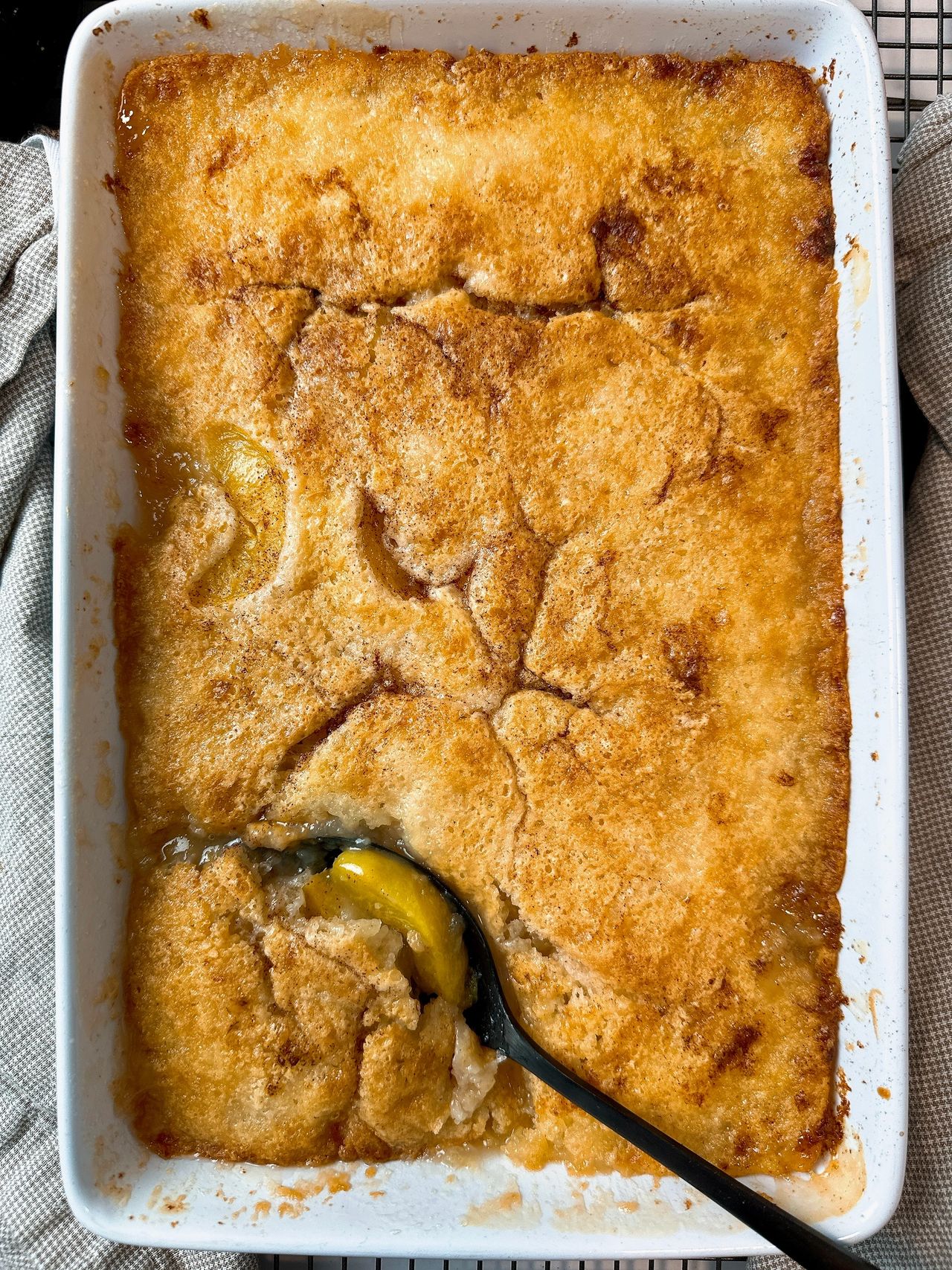 peach cobbler