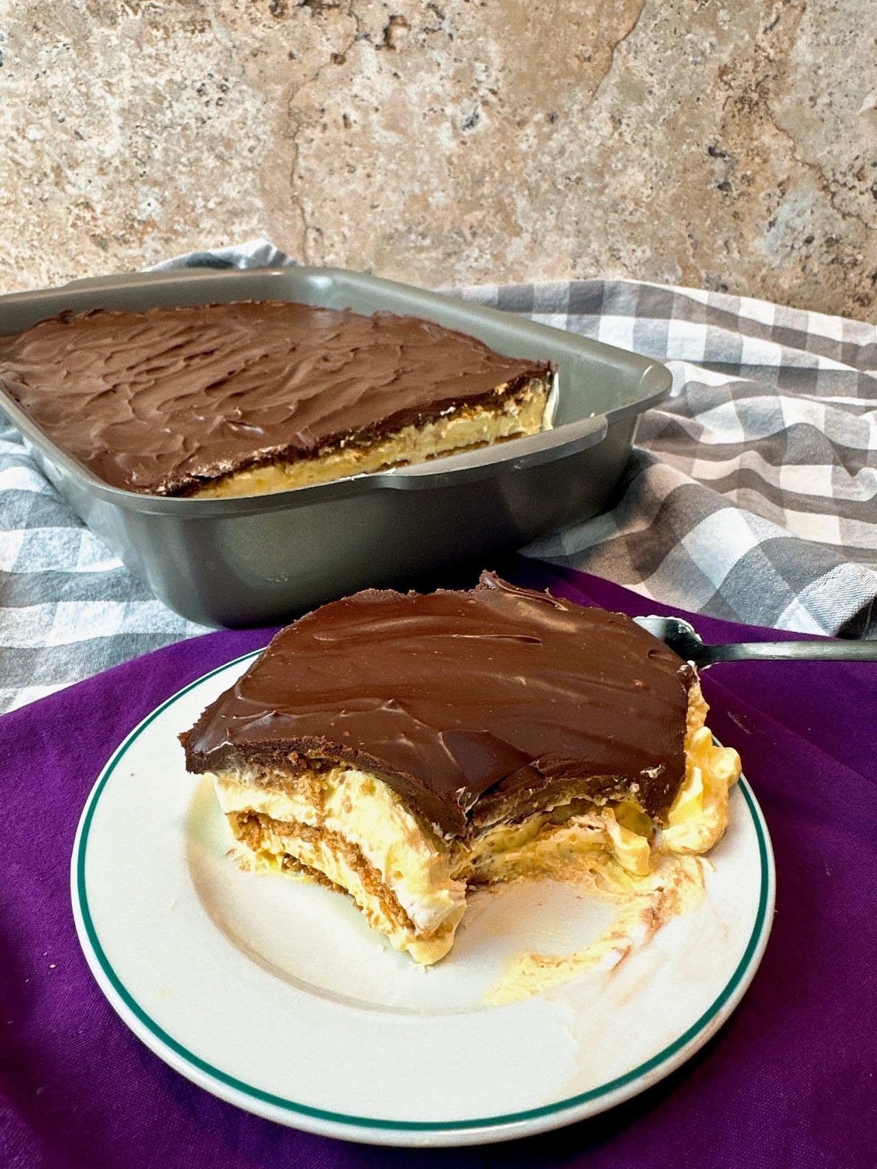 chocolate eclair cake