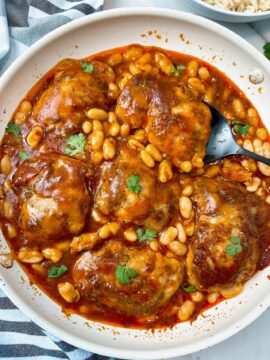 enchilada chicken thighs