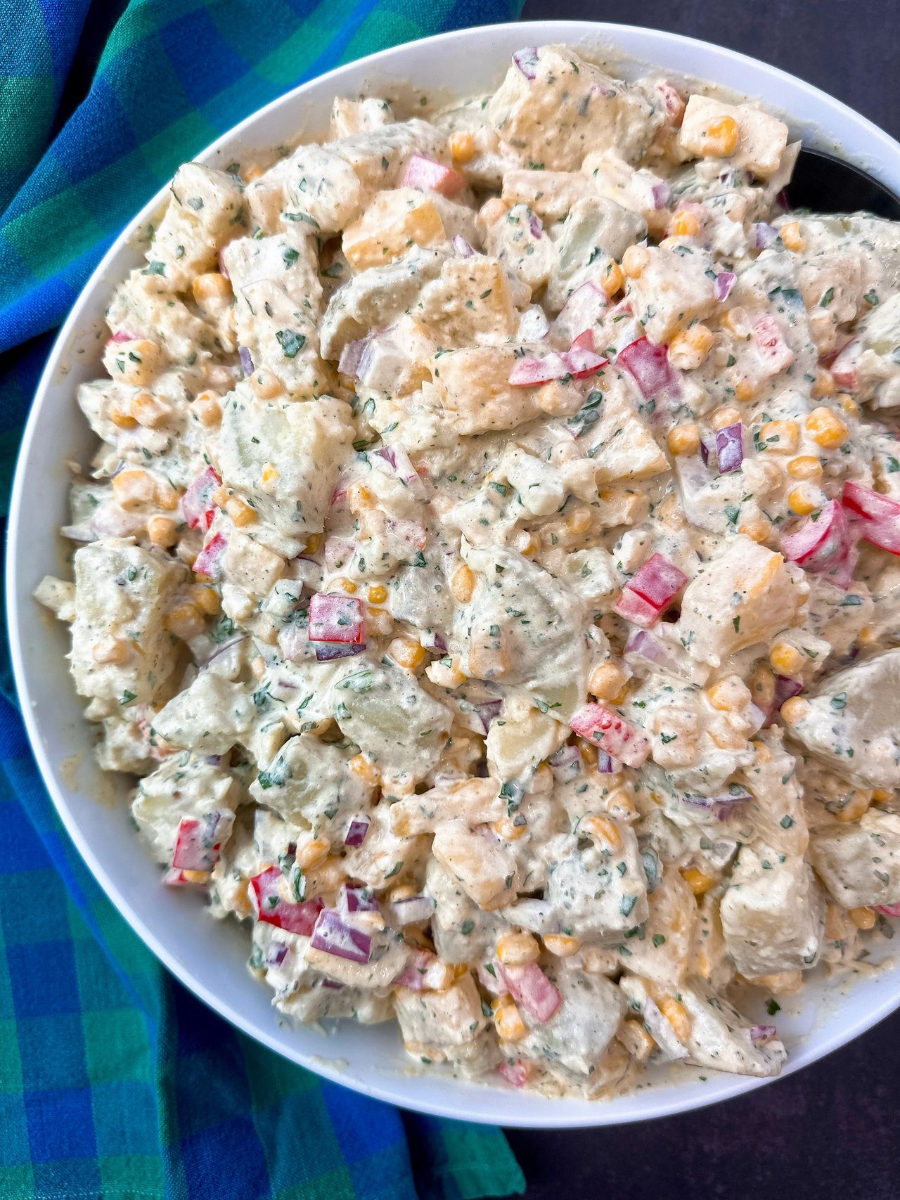 caribbean sweet potato salad
