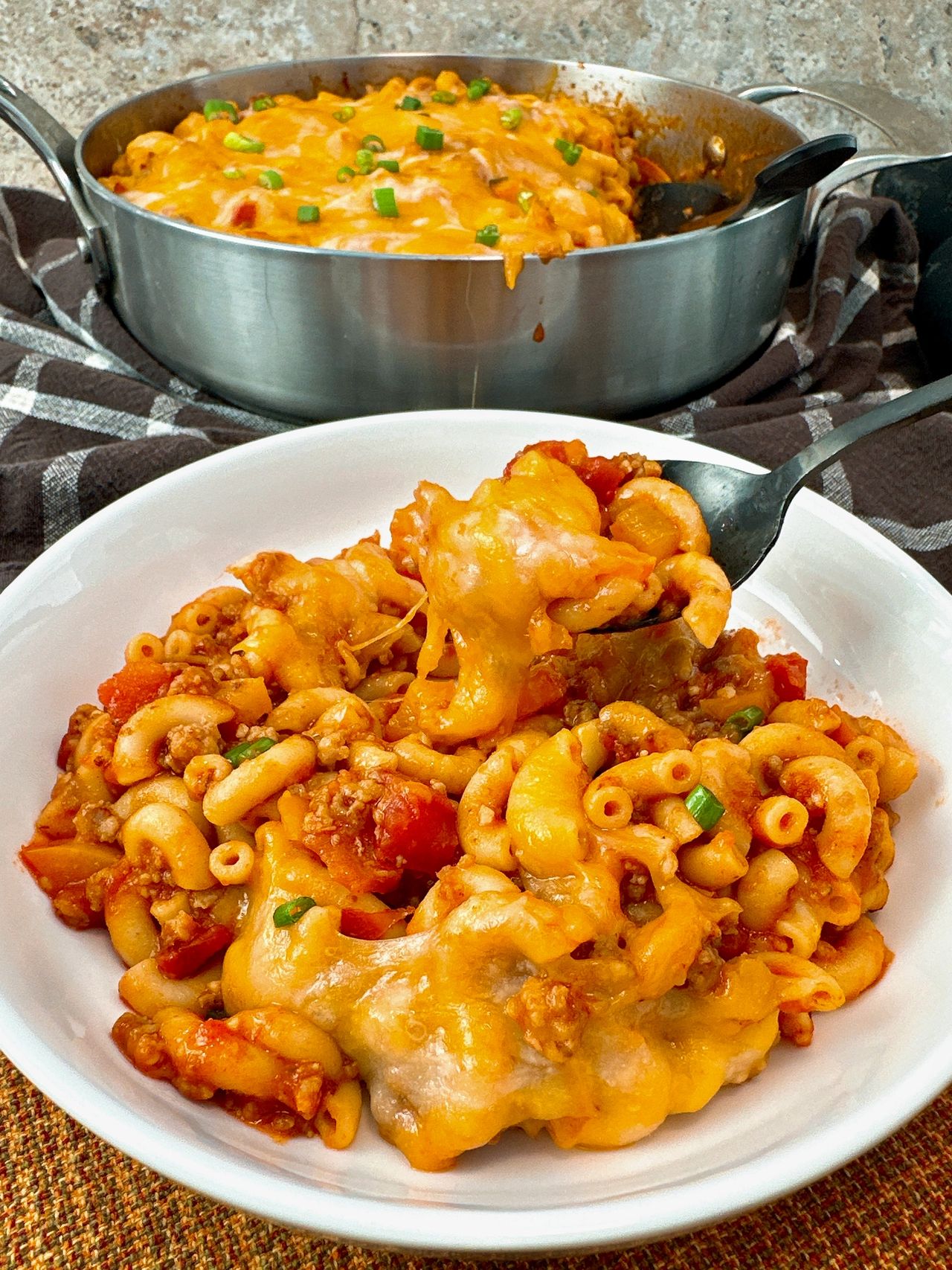 taco sausage and pasta