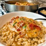 pesto chicken and couscous