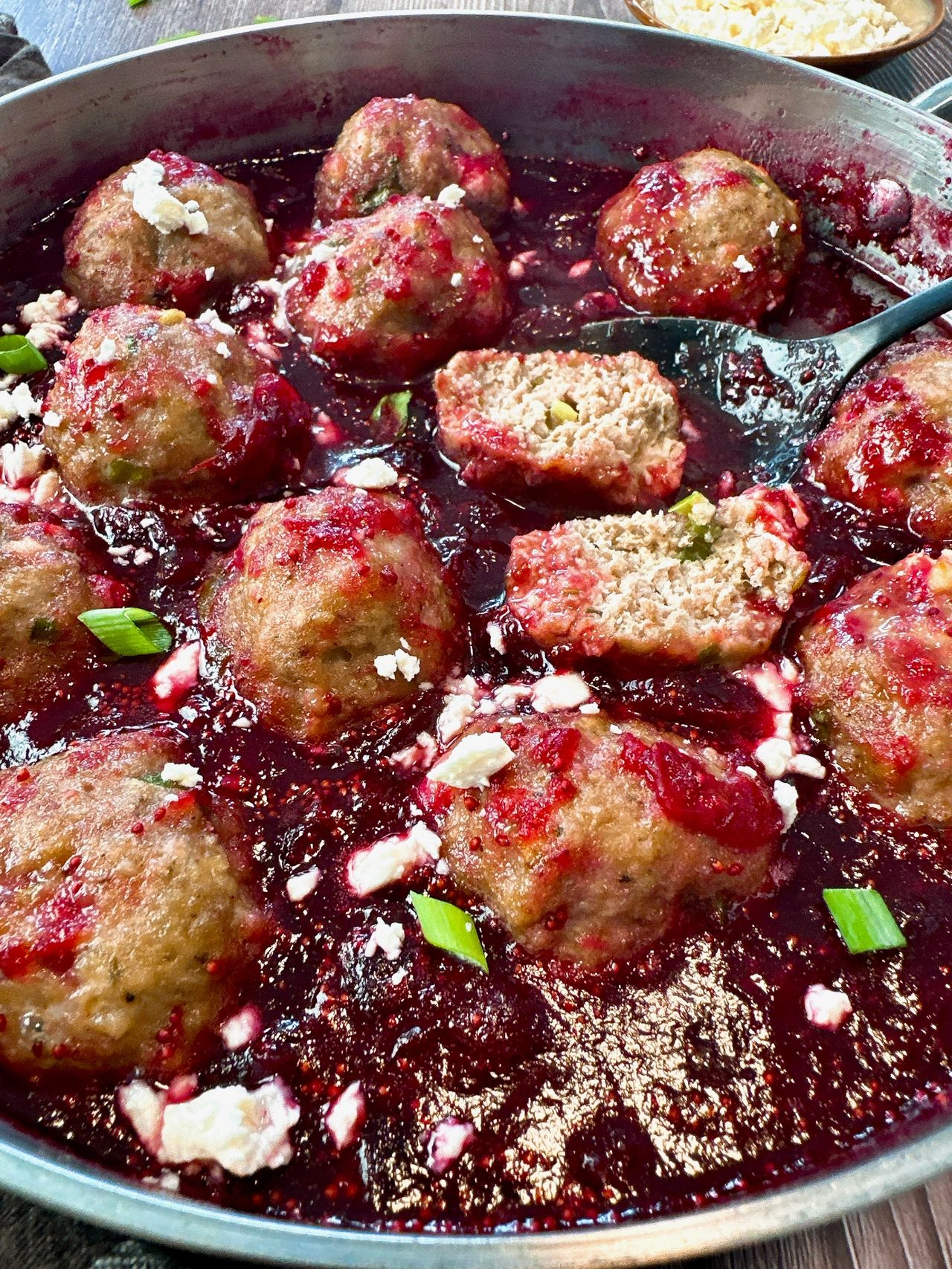 turkey meatballs in cranberry sauce