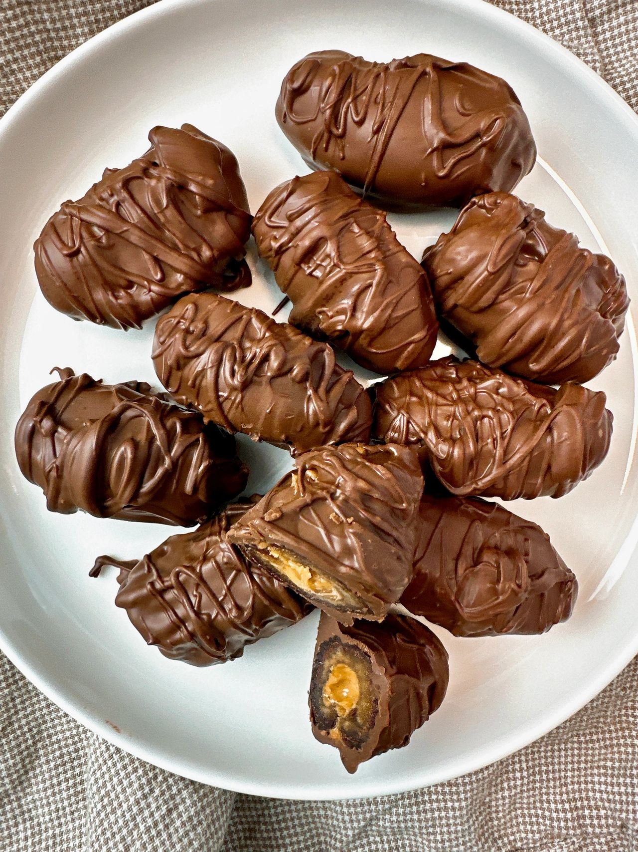 peanut butter stuffed dates