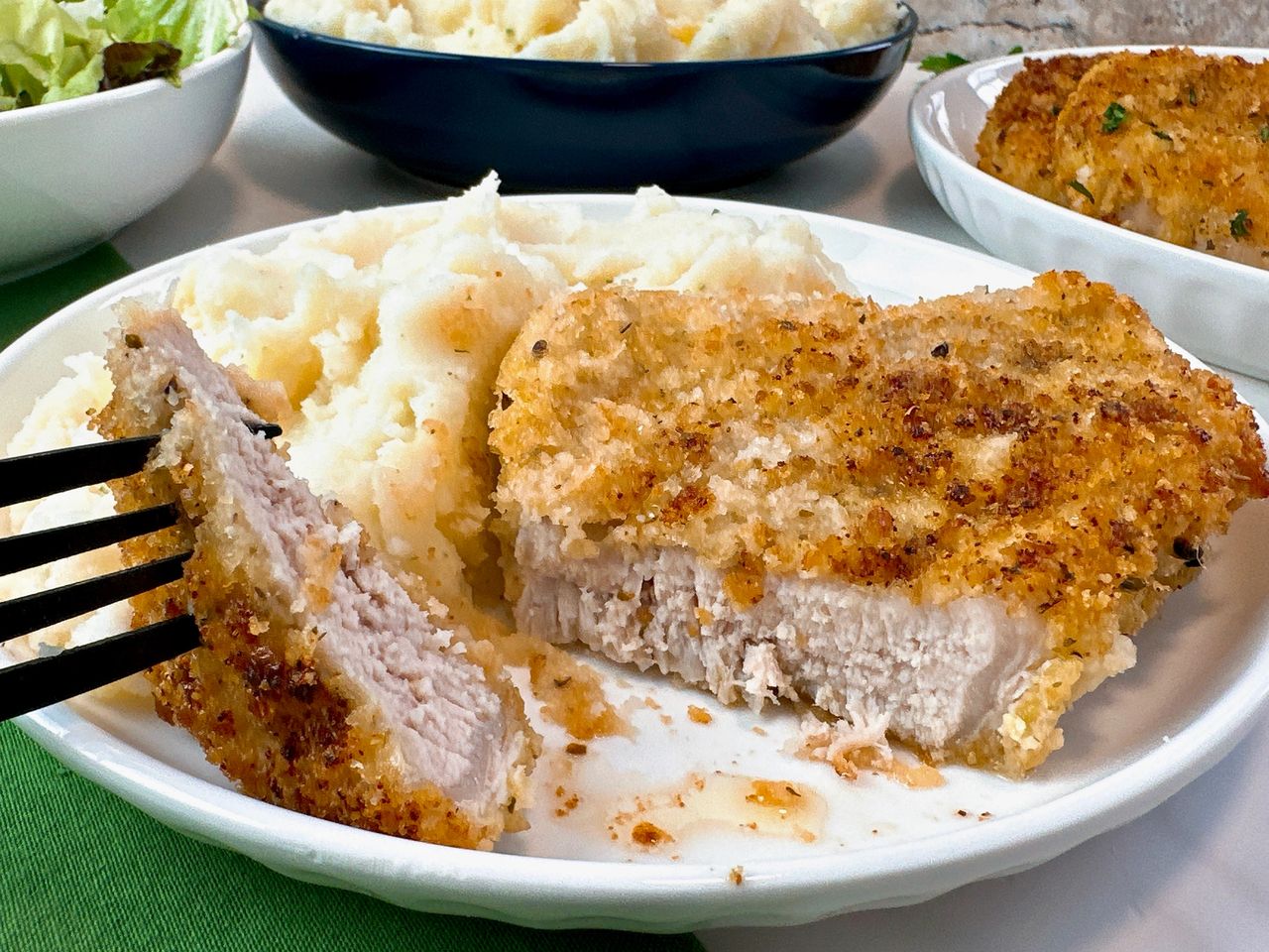crispy pork chops