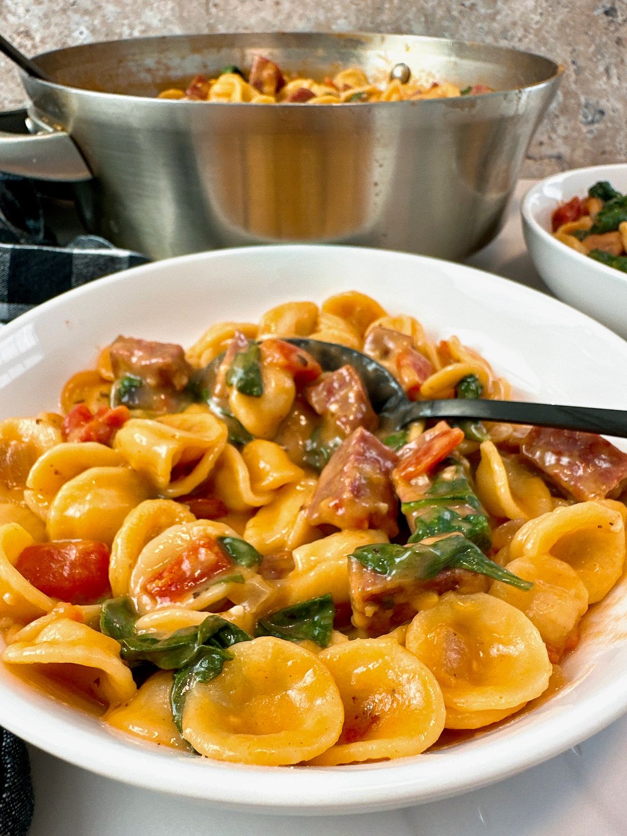 pasta with summer sausage