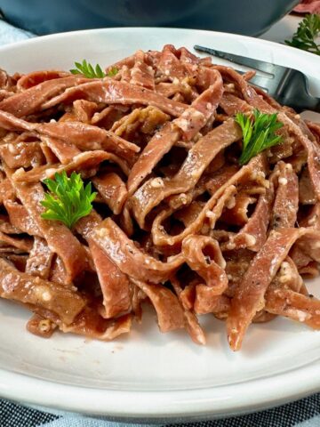 beetroot fettuccine