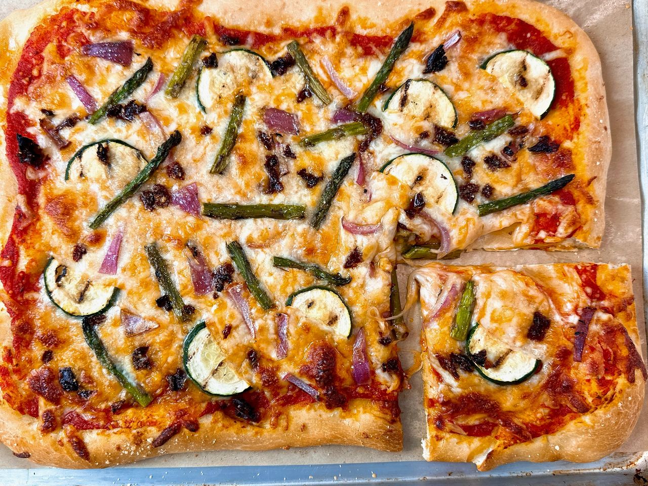 Grilled Veggie Pizza Grilled Veggie Pizza