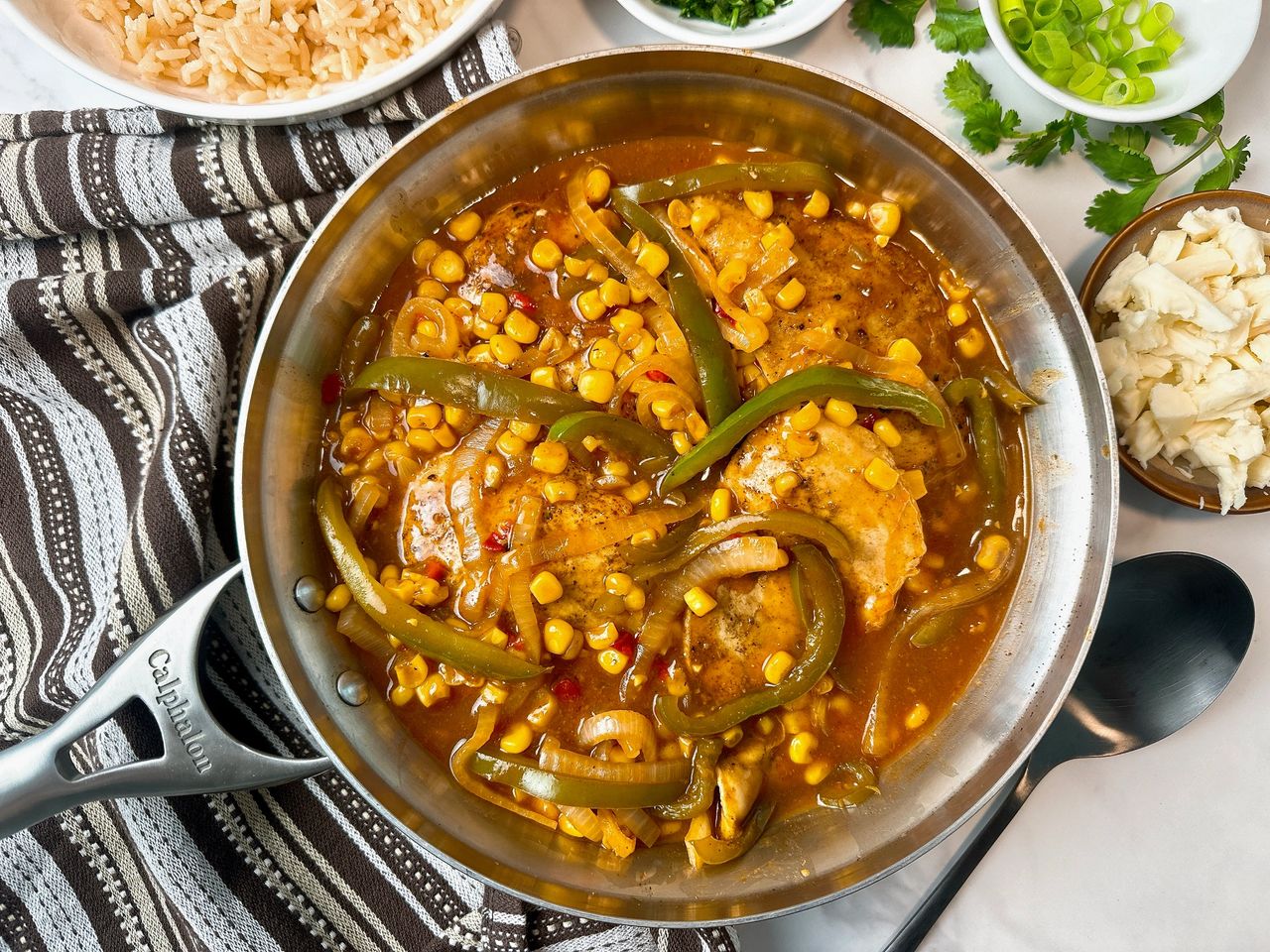 Enchilada Chicken and Vegetables