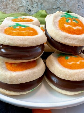 sugar cookies filled with chocolate