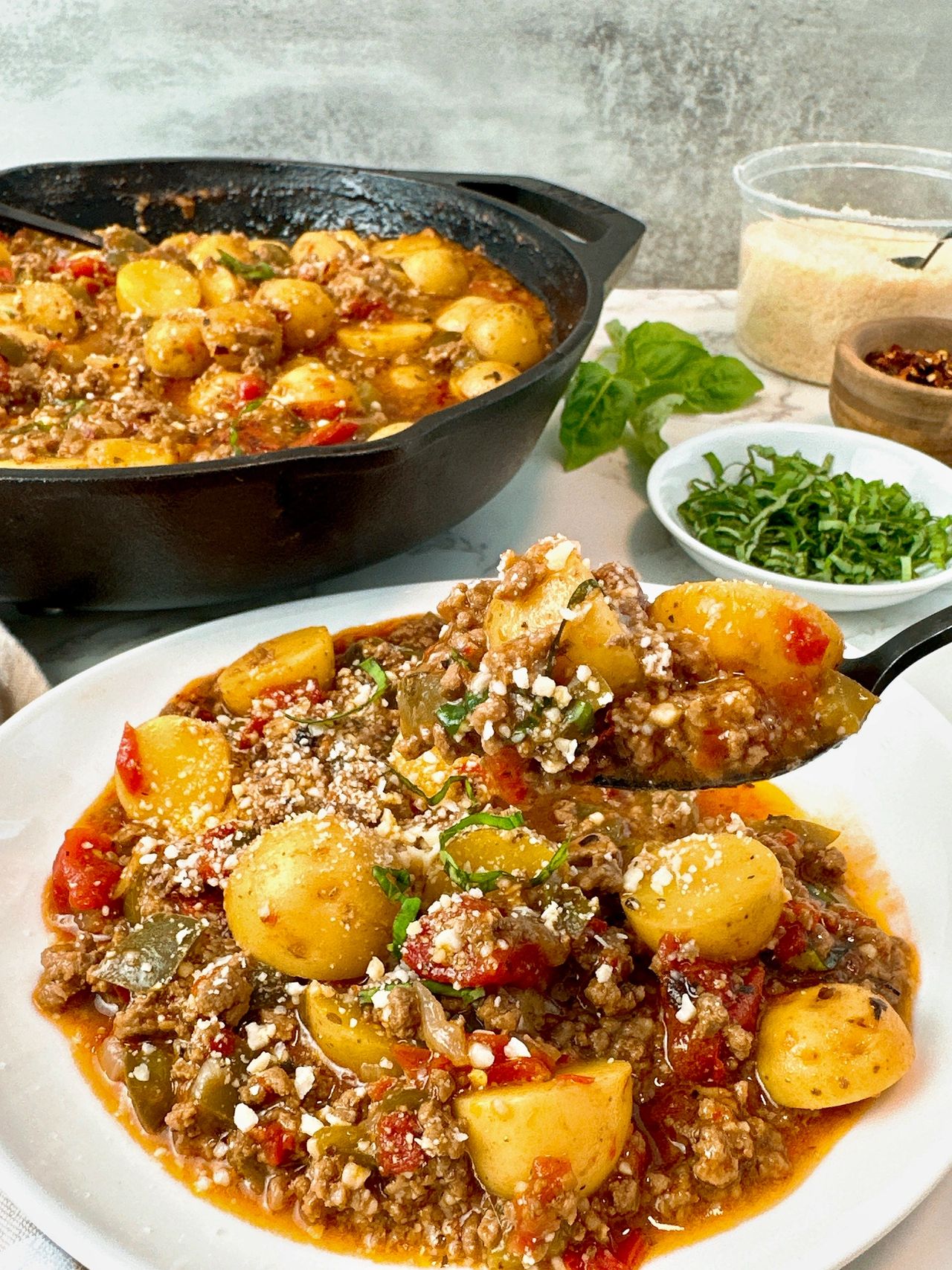 italian beef and potatoes