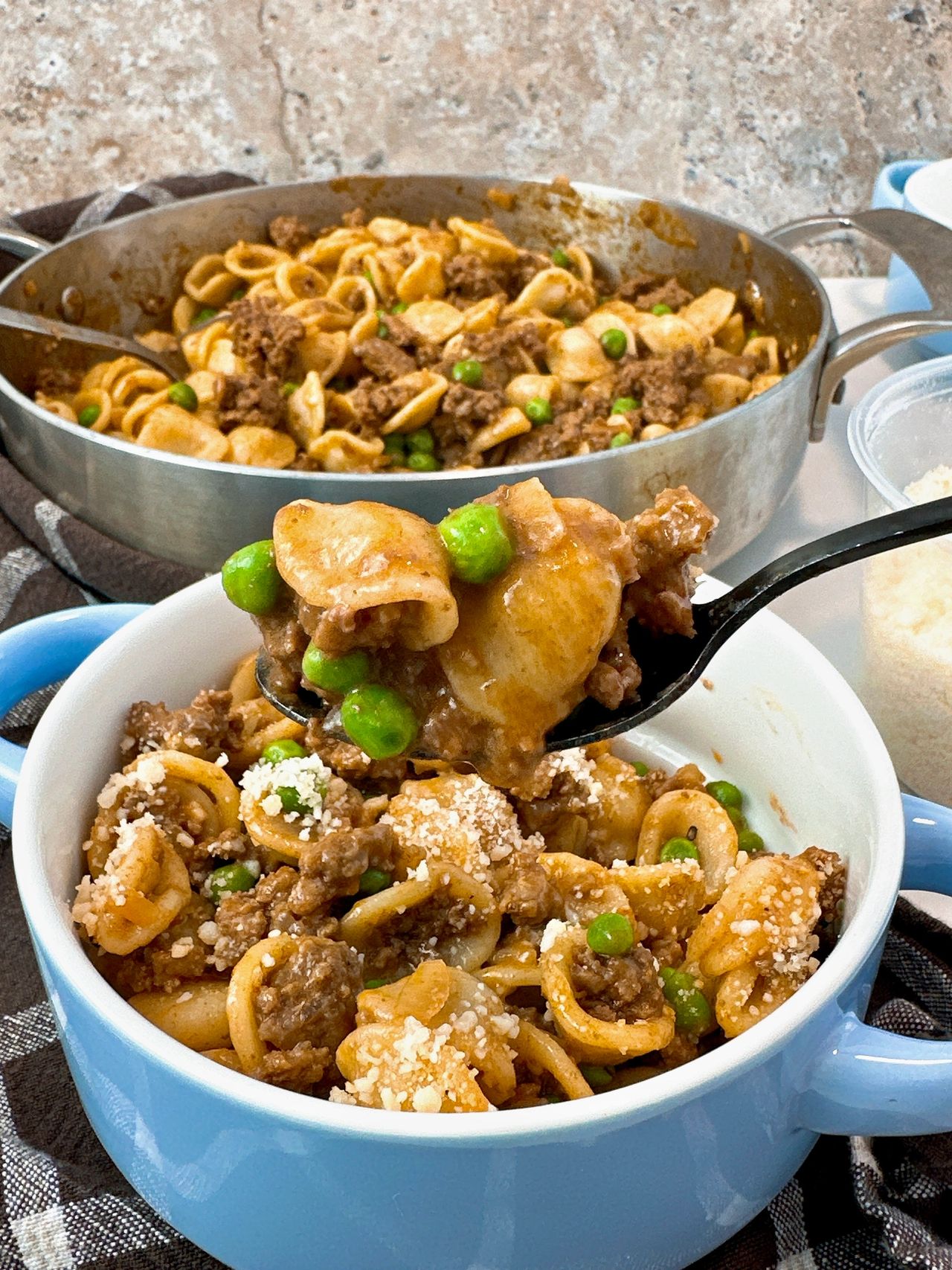 french onion beef and pasta
