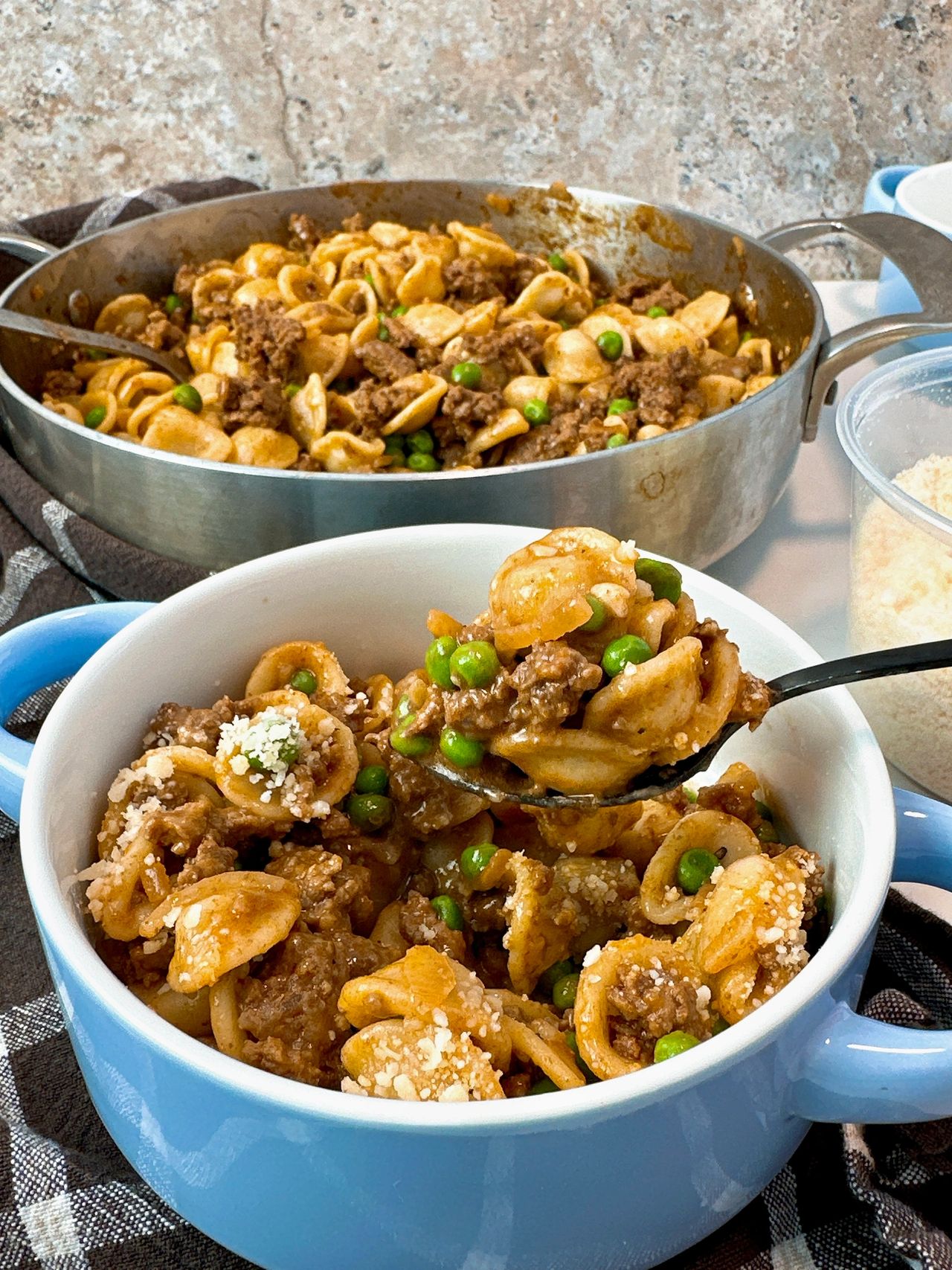 french onion beef and pasta