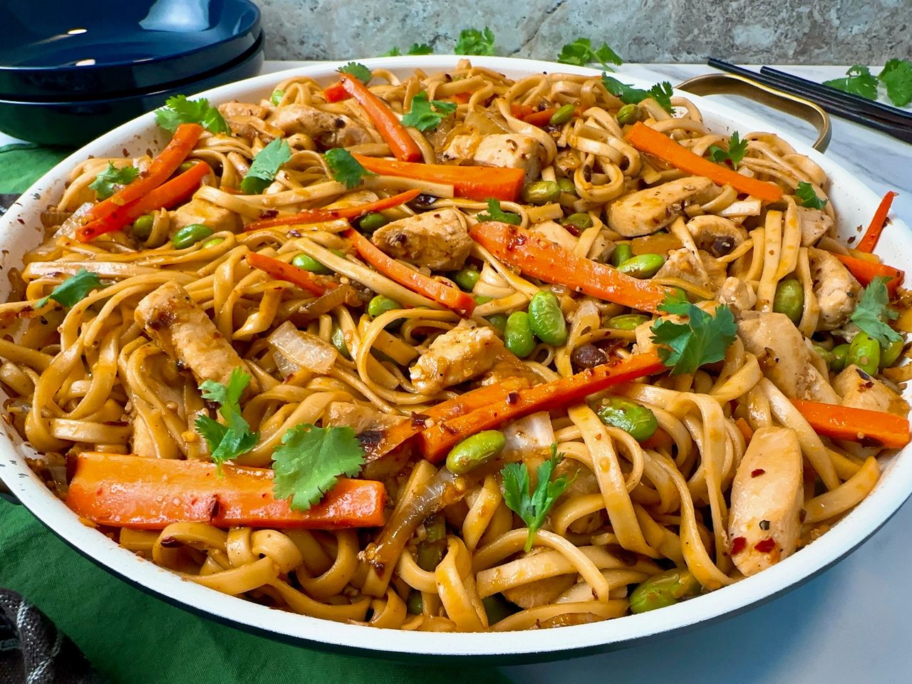Asian Chicken and Noodles 