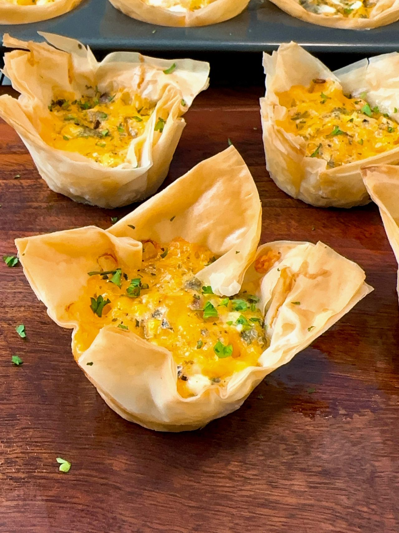 Cheddar Corn Filo Cups Cheddar Corn Filo Cups