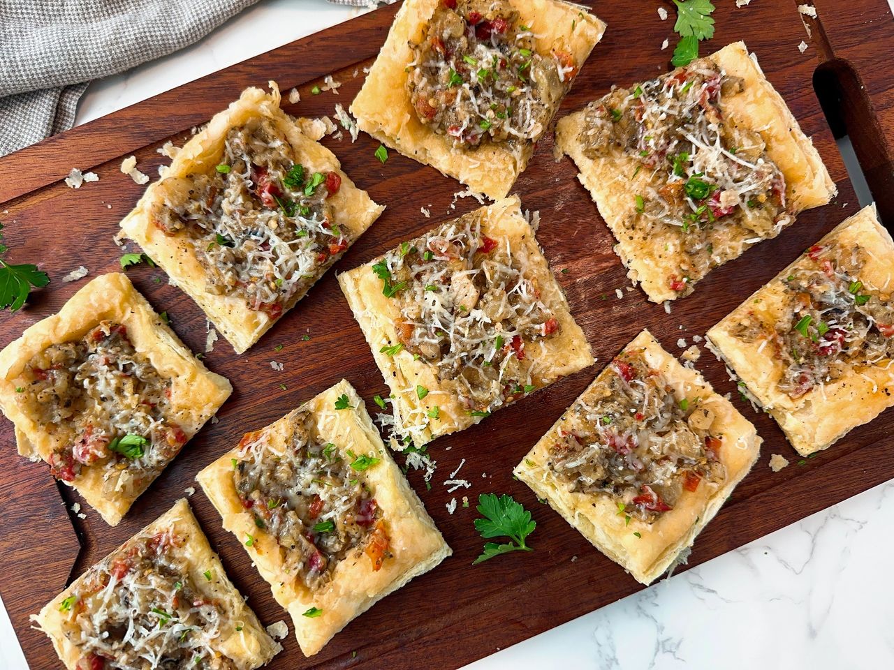 Puff Pastry Bruschetta Puff Pastry Bruschetta