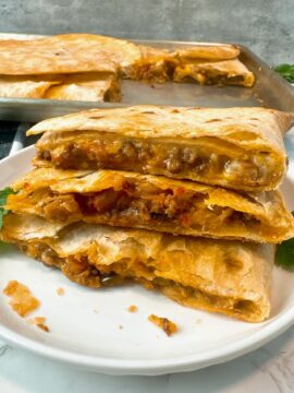 sheet pan quesadillas