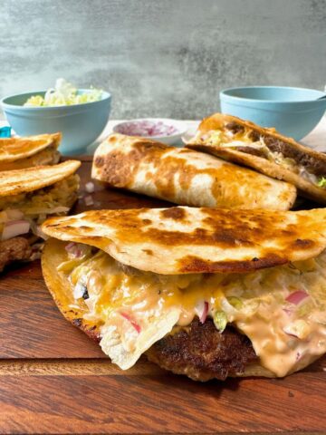 smash burger tacos