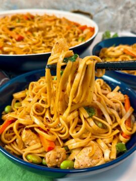 chicken and noodles