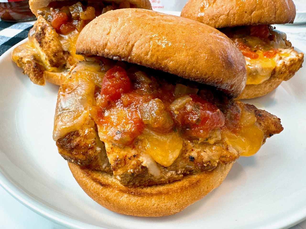 Salsa Chicken Sandwiches
