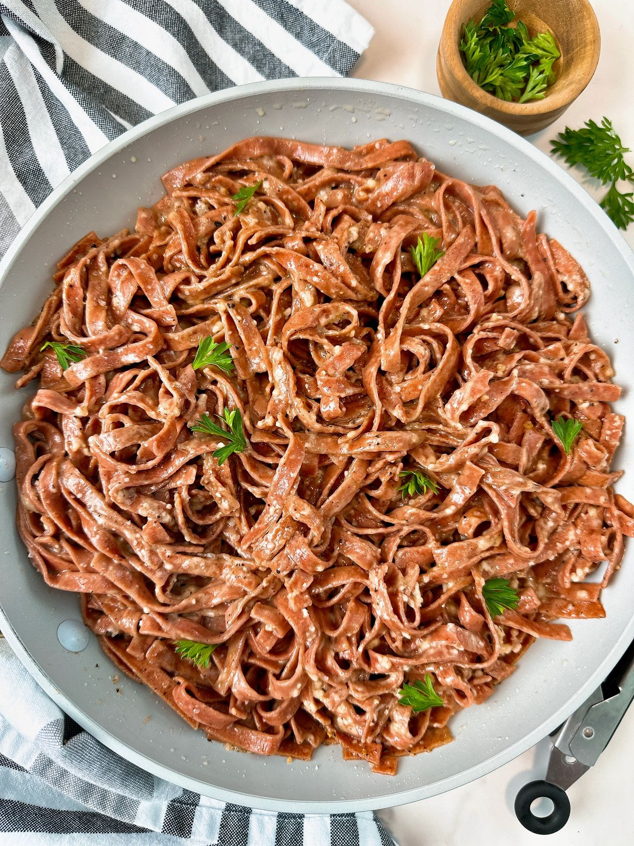 beetroot fettuccine