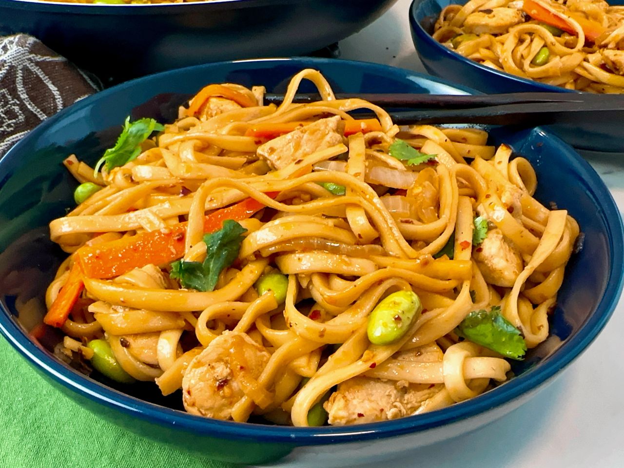 chicken and noodles