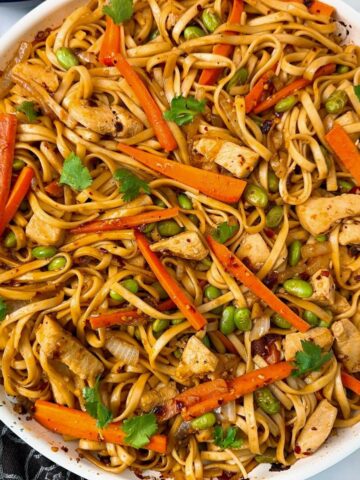 chicken and noodles