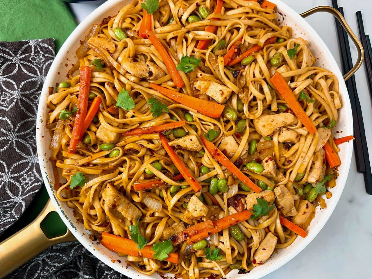 chicken and noodles