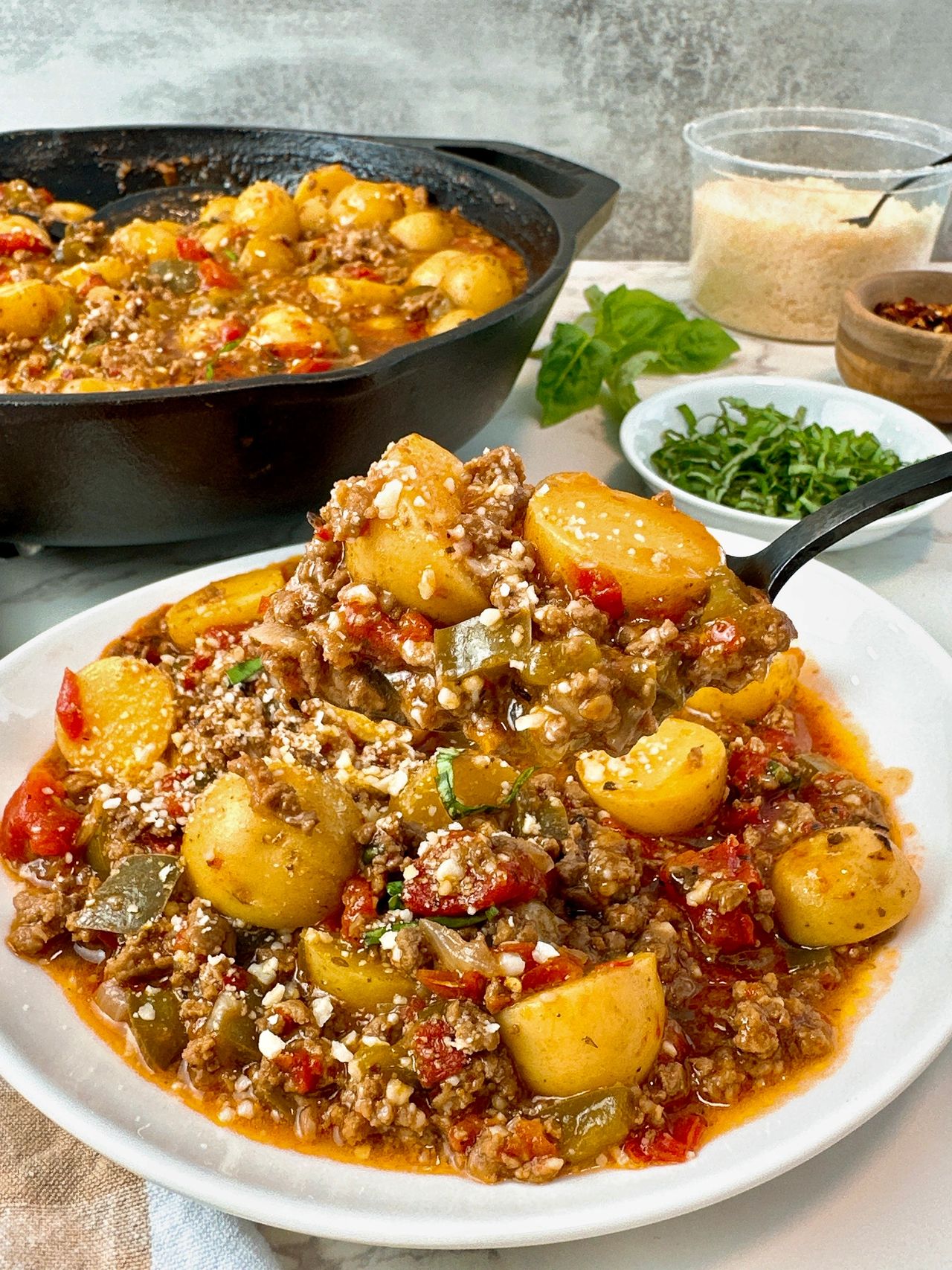 italian beef and potatoes