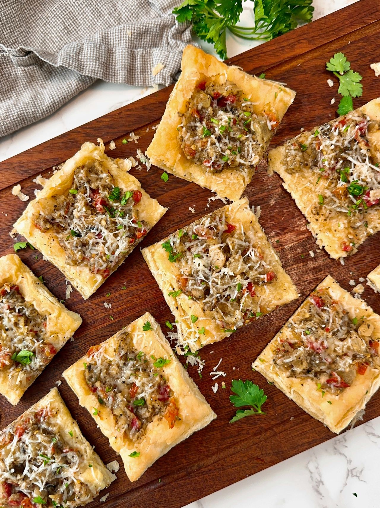 puff pastry bruschetta