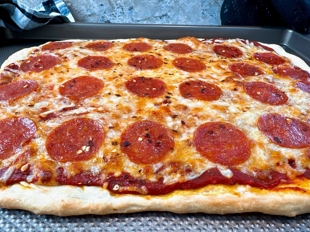 homemade pizza