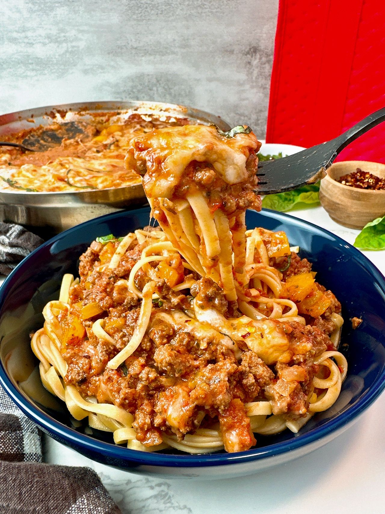 pesto beef and pasta