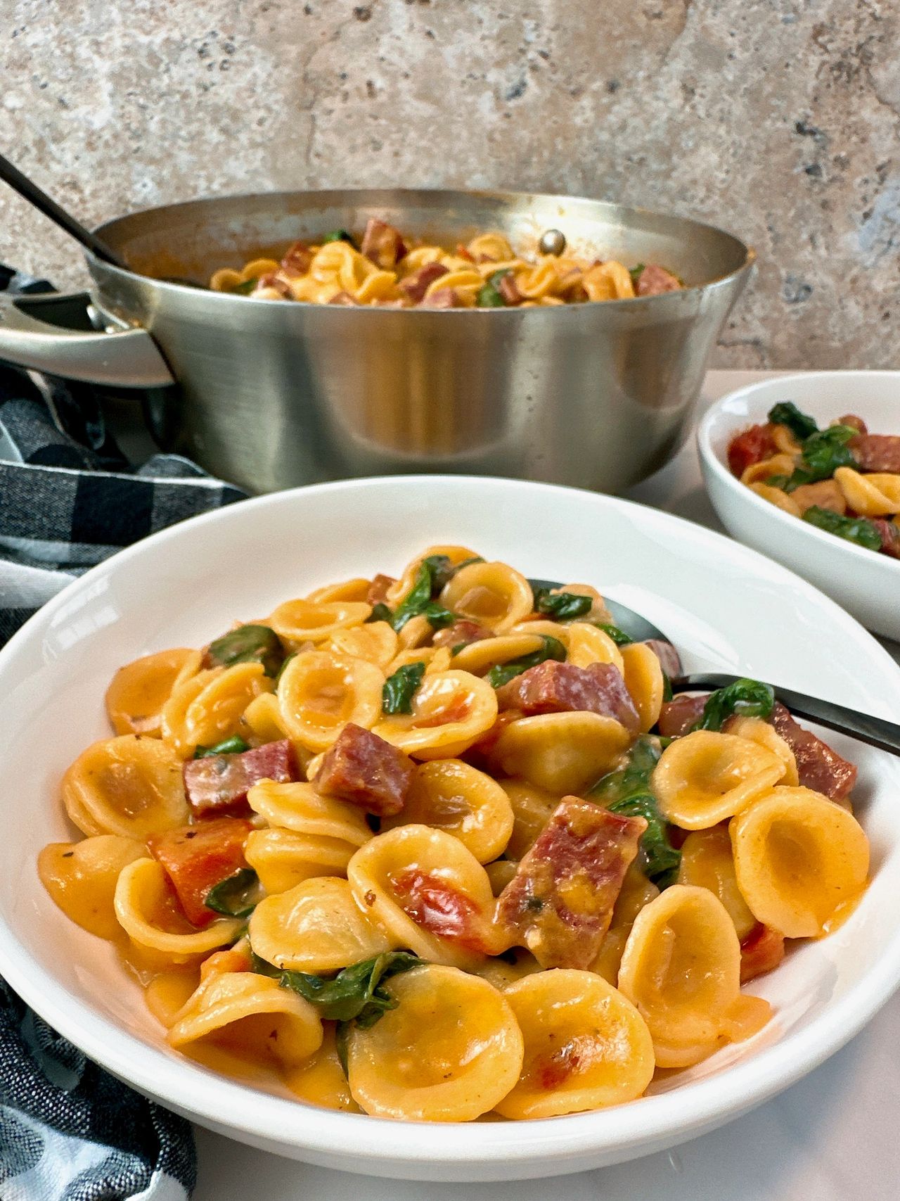 pasta with summer sausage