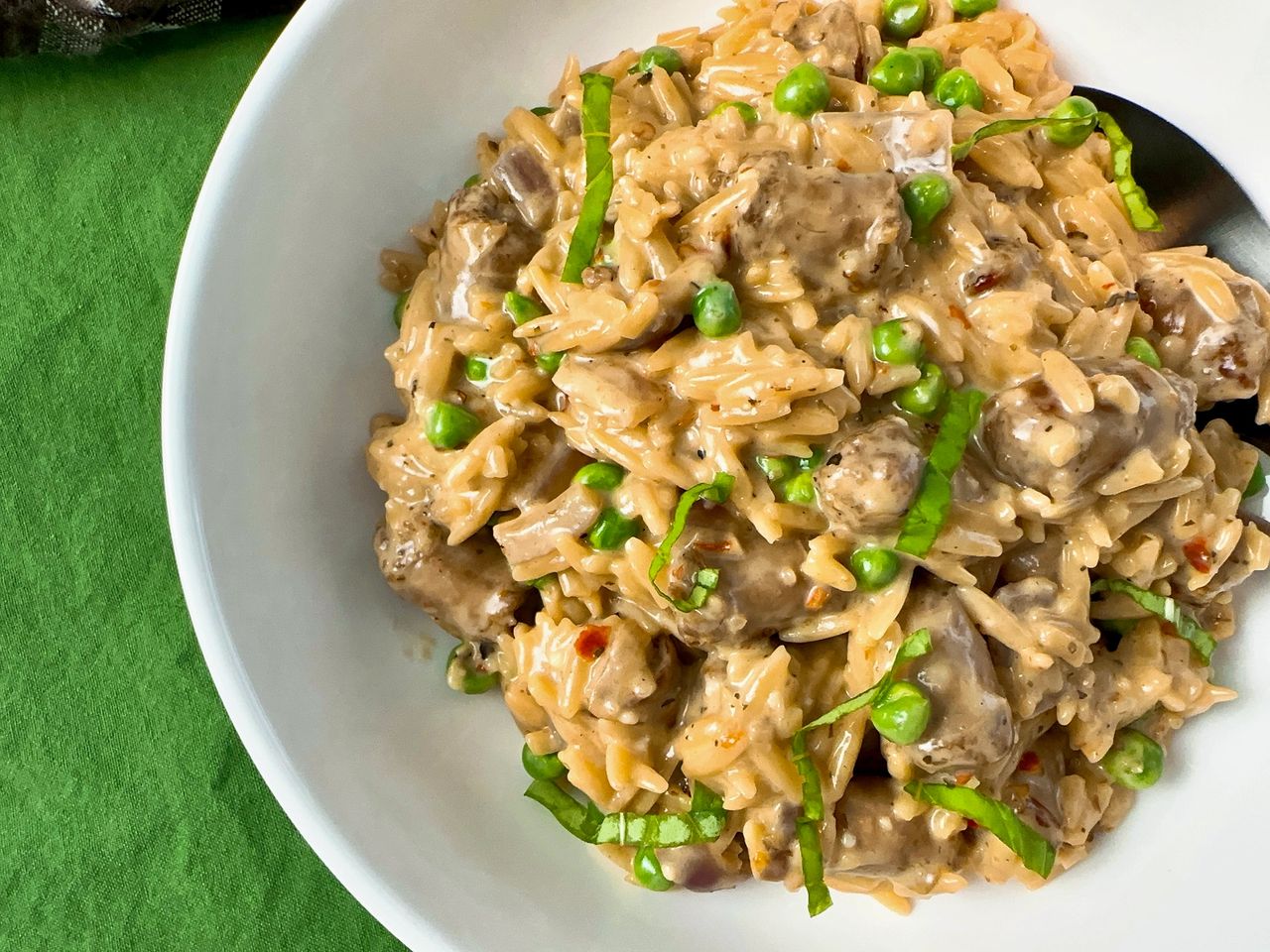 sausage and orzo