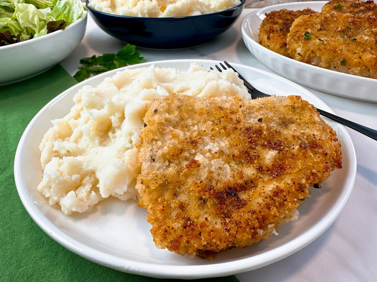 crispy pork chops