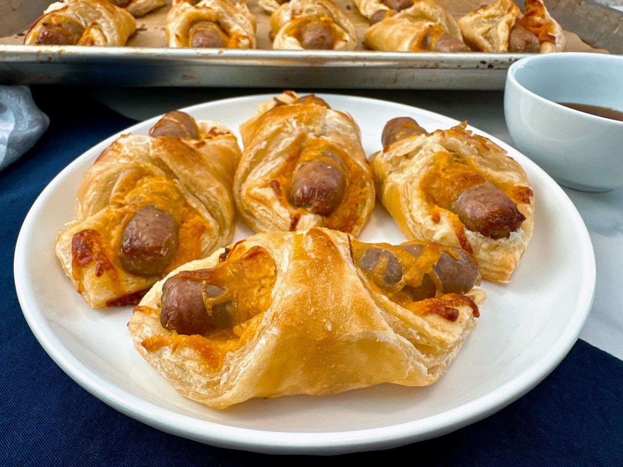 sausage and cheese roll ups