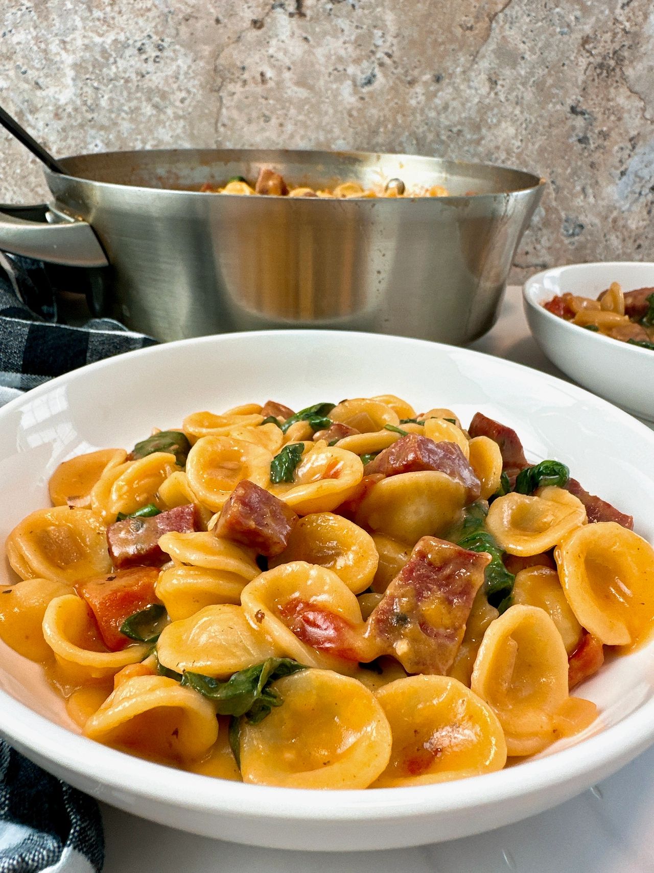 pasta with summer sausage