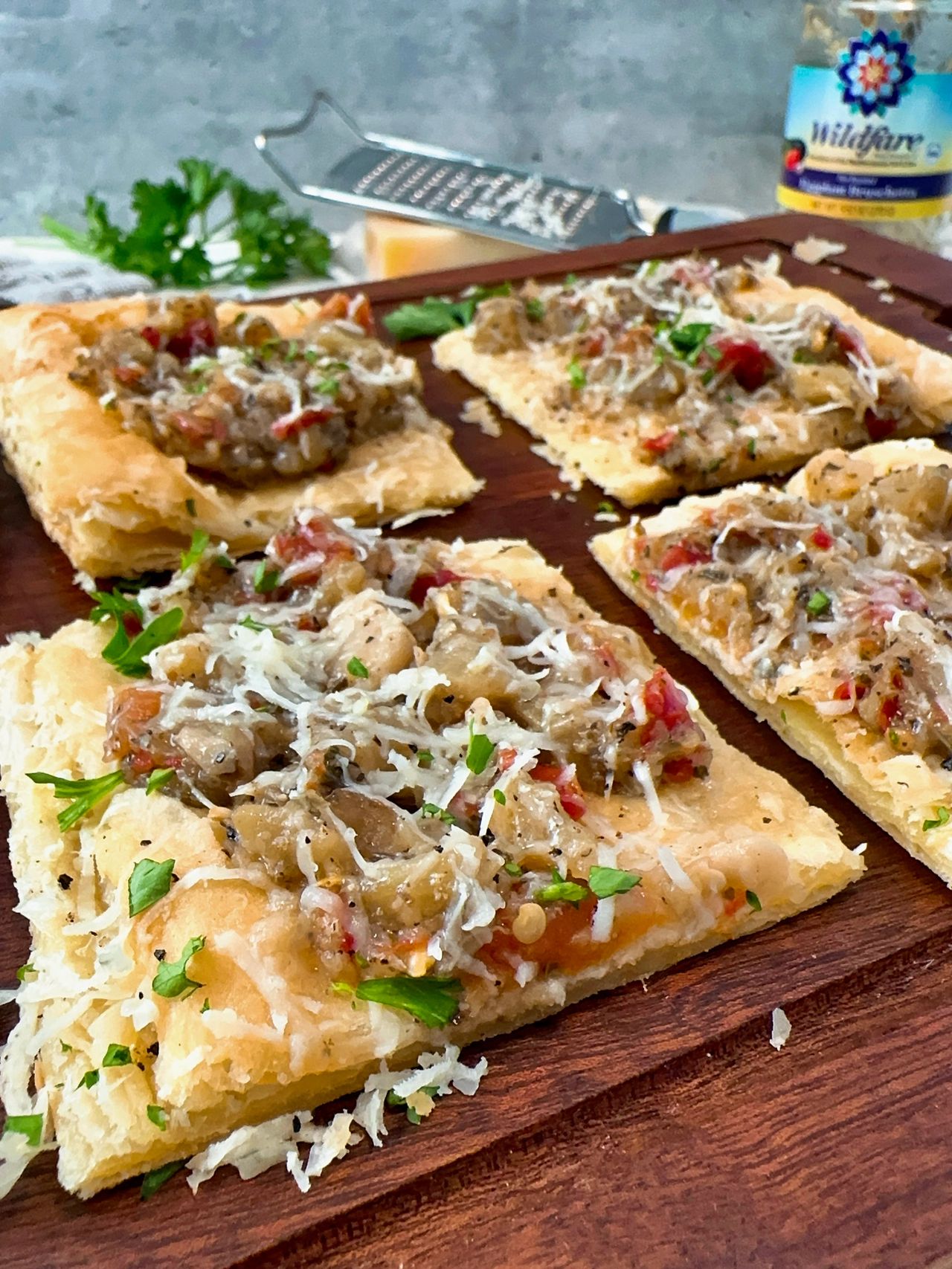 puff pastry bruschetta