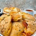 pepperoni and cheese calzones