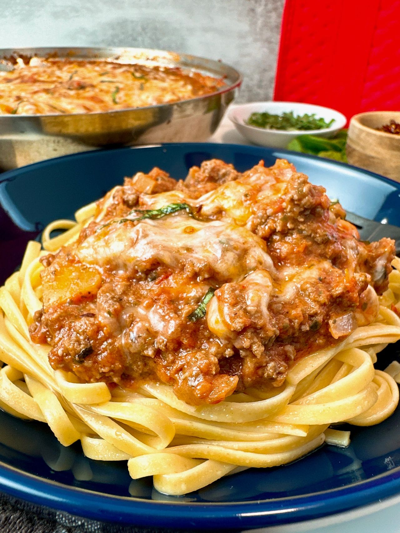 pesto beef and pasta